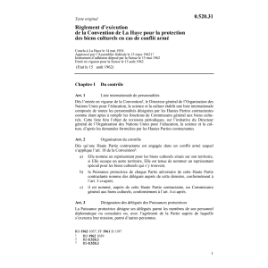 R  d'ex. Conv. de la Haye