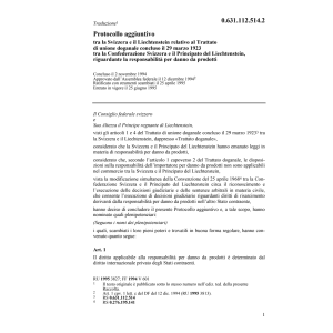 Prot. agg. unione doganale FL