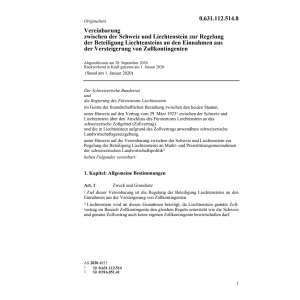 Vereinb. 28.09.2020 Zollkontingenten
