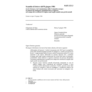 Lettere CE certificati d'origine