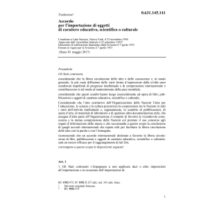 Acc.import.oggetti di caratter.educativo
