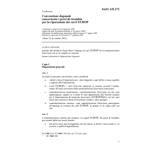 Conv. doganale riparazione carri Europ