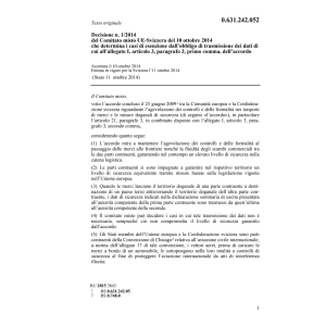 Decisione n. 1/14 trasporti di merci
