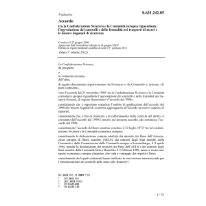 Acc. CEE agevolazione trasporti di merci