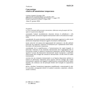 Conv. ammissione temporanea