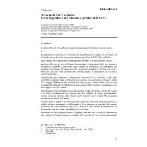 Acc. libero scambio Colombia-AELS