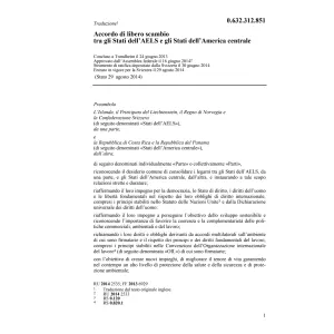 Acc. libero scambio Stati dell'AELS