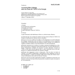 Accord de libre-écha. 27.06.16 Étas AELE