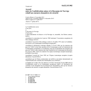Ac. 12.11.15 CH Norvège douanièr. sécur.