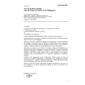Acc. 28.4.16 États AELE Philippines