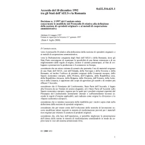 Modifiche protocollo B Romania