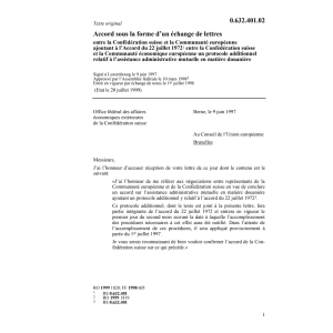 Acc CE assistance en matière douanière