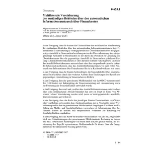 Mult.Vereinb. Info.-Austausch Finanzkon.