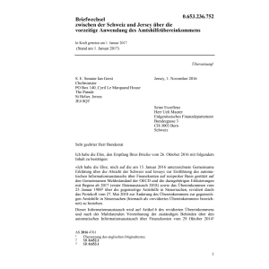 Briefw. CH-JEY Amtshilfeübereinkommen