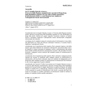 ACC. CH-Hongkong (Cina) conti finanziari