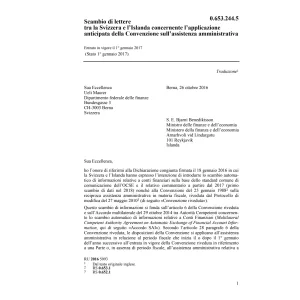 Scamb. let. CH-ISL assist. amministrat.