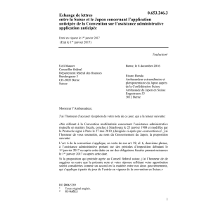 Ech. lettr. CH-JPN assist. administrat.
