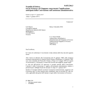 Scamb. let. CH-JPN assist. amministrat.
