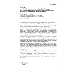 ACC. CH-Singapore conti finanziari