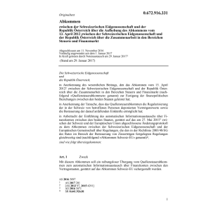 Abk. CH AT Zusammenarbeit Steuern
