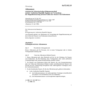 DBA Schweiz - Ägypten