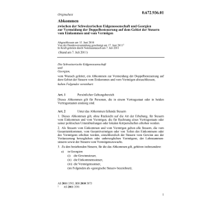 Abk. CH-Georgien Doppelbesteuerung