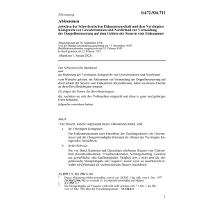 DBA Schweiz - Grossbritannien