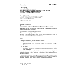 Conv. DI CH-Grande Bretagne successions