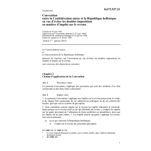 Conv. DI Suisse - République hellénique