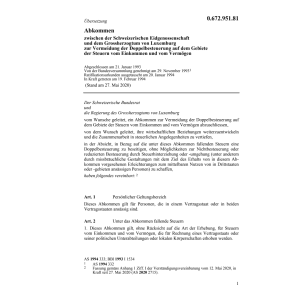 Abk. Doppelbesteuerung Luxemburg