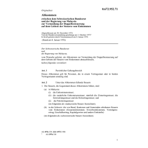DBA Schweiz - Malaysia