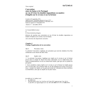 Conv. DI Suisse - Portugal