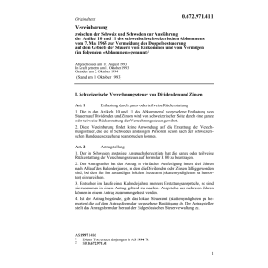Vereinb.Schweiz-Schweden DBA Einkommen