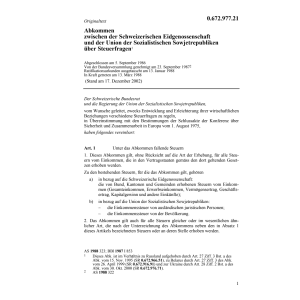Abk. Sowjetrepubliken über Steuerfragen