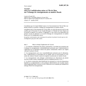 Acc. CH-l'Ile de Man matière fiscale