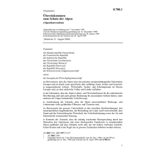 Uebereinkommen Alpenkonvention
