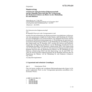 Staatsvertrag CH-AT Hochwasserschutz