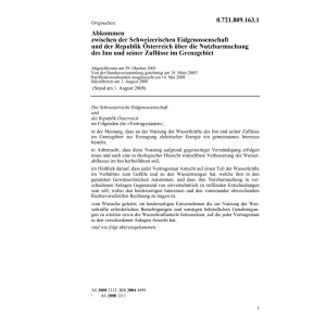 Abk. CH-Österreich Nutzbarmachung Inn