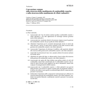 Conv.sicurezza smalim.rifuti radioattivi