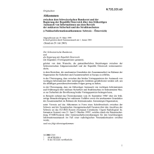 Nuklearinformationsabkommen CH-A