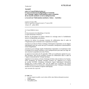 Accord sur l'information nucléaire