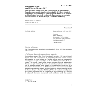 Echange de lettres 22.2/28.3.17 CF/FR