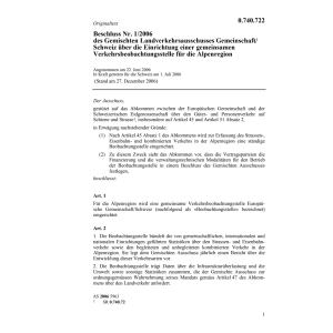 Beschluss Nr. 1/06 Verkehrsbeobachtung