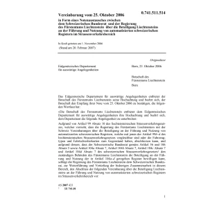 Vereinb. CH-FL Strassenverkehrsbereich