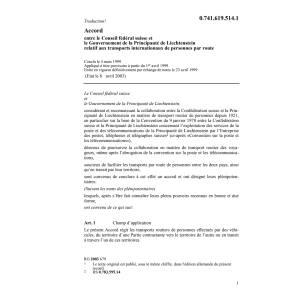 ACC. CH-FL transport de personnes