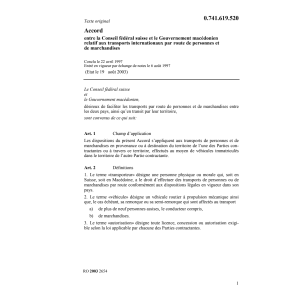 Acc. CH-Macédonien transports personnes