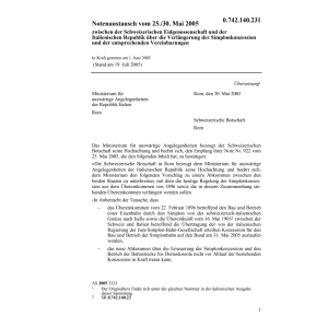 Notenaust.CH-I Simplonkonzession