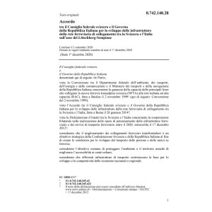 Acc. Italiana asse Lötschberg-Sempione