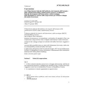 Conv.CH-A settore ferroviario