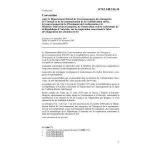 Conv. CH-FL chemins de fer
